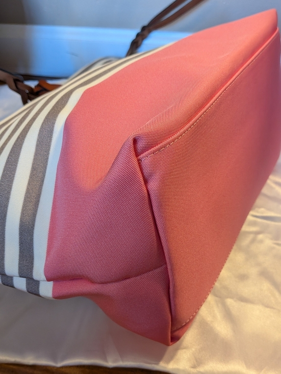 Dooney & Bourke Sullivan Canvas  Shopper Pink / Grey / White NWT - Picture 8 of 10